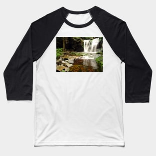 Elakala Falls - West Virginia Baseball T-Shirt